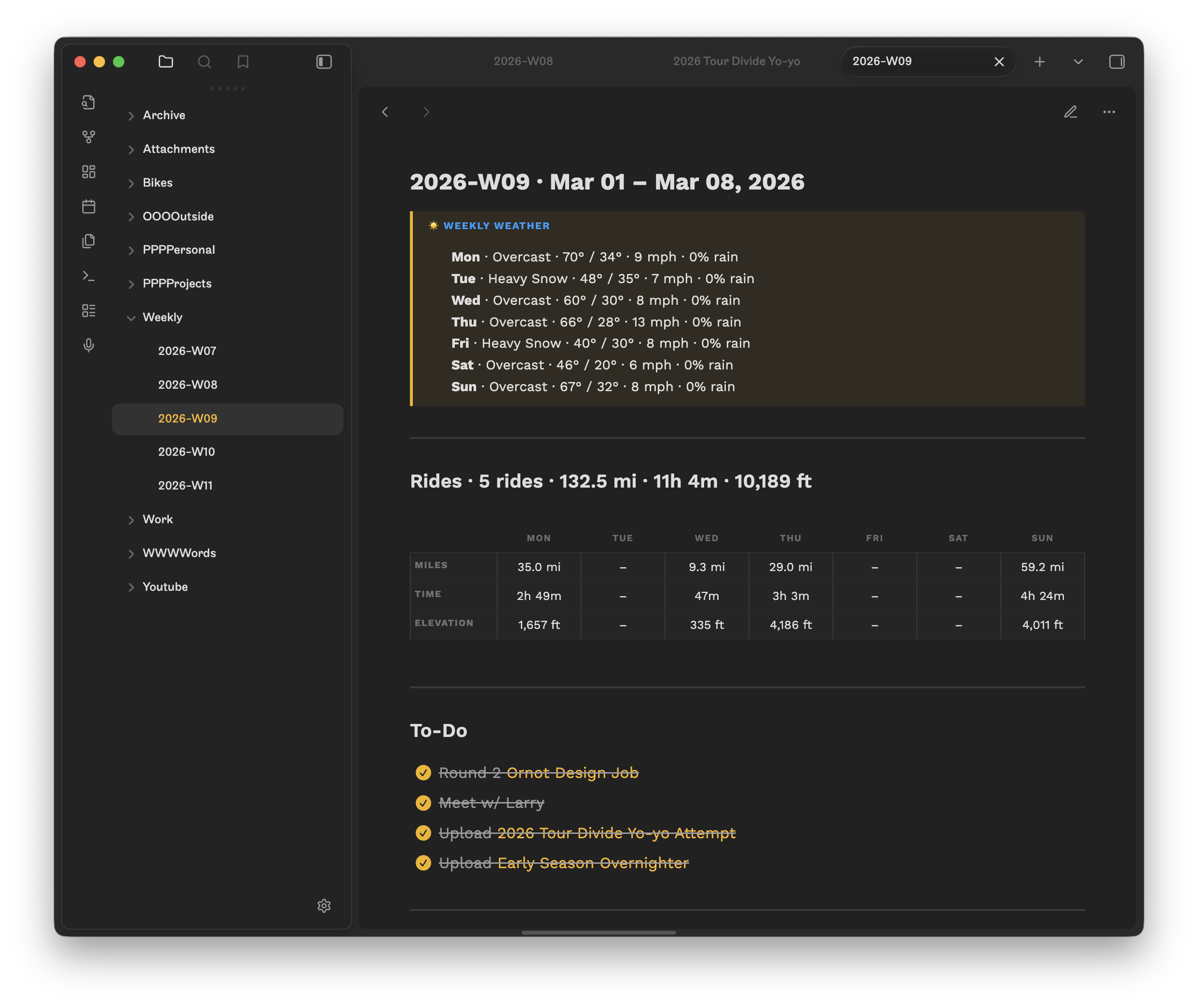 Obsidian Customization screenshot
